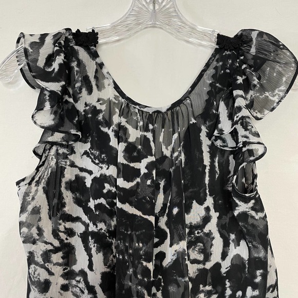 Notations Flowly Tank Long Blouse Sz 16 - Picture 4 of 5
